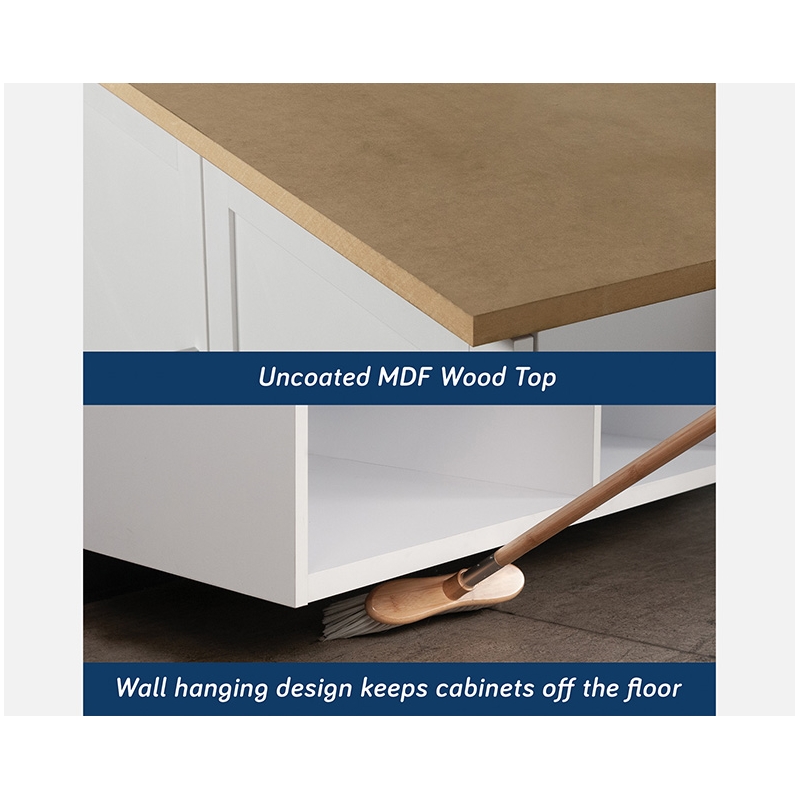 Sauder GarageCore Storage Bundle in White finish