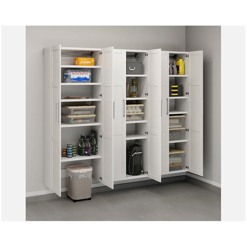 Sauder GarageCore Storage Bundle in White finish