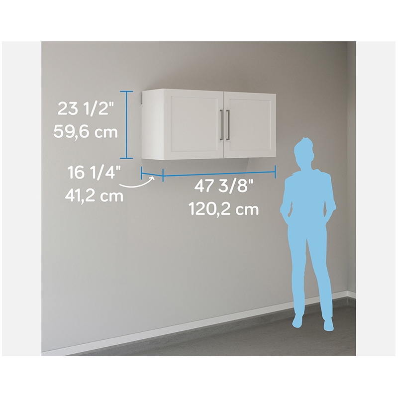 Sauder GarageCore Storage Bundle in White Finish