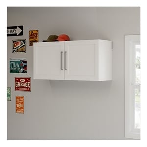 Sauder GarageCore Storage Bundle in White Finish