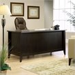 Sauder Shoal Creek Executive Desk in Jamocha Wood Brown