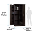 Sauder HomePlus Engineered Wood Storage Cabinet in Dakota Oak