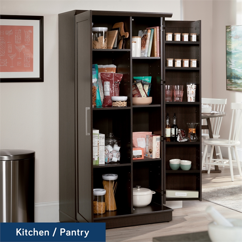 Sauder HomePlus Engineered Wood Storage Cabinet in Dakota Oak