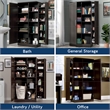 Sauder HomePlus Engineered Wood Storage Cabinet in Dakota Oak
