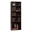 Sauder Beginnings Engineered Wood 5-Shelf Bookcase in Cinnamon Cherry