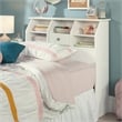 Sauder Shoal Creek Twin Bookcase Headboard in White