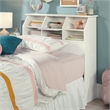 Sauder Shoal Creek Twin Bookcase Headboard in White