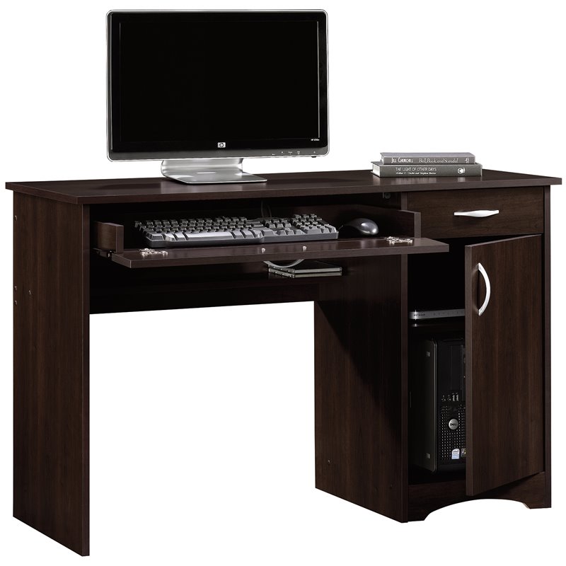 Sauder Beginnings Computer Desk in Cinnamon Cherry