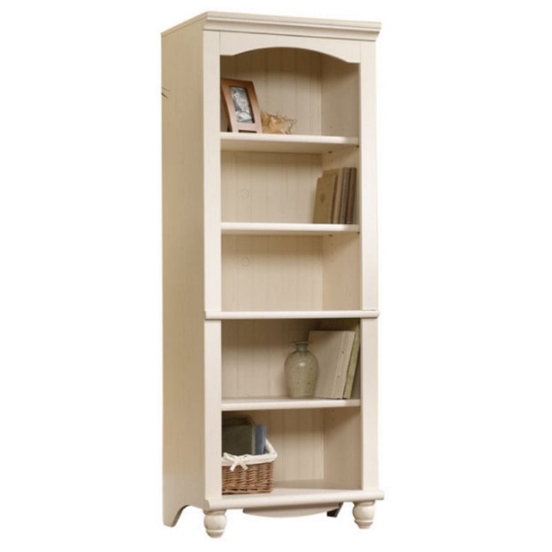 Tvilum Element Tall Narrow 5 Shelf Bookcase in White