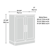 Sauder Homeplus Engineered Wood Base Cabinet in Dakota Oak Finish