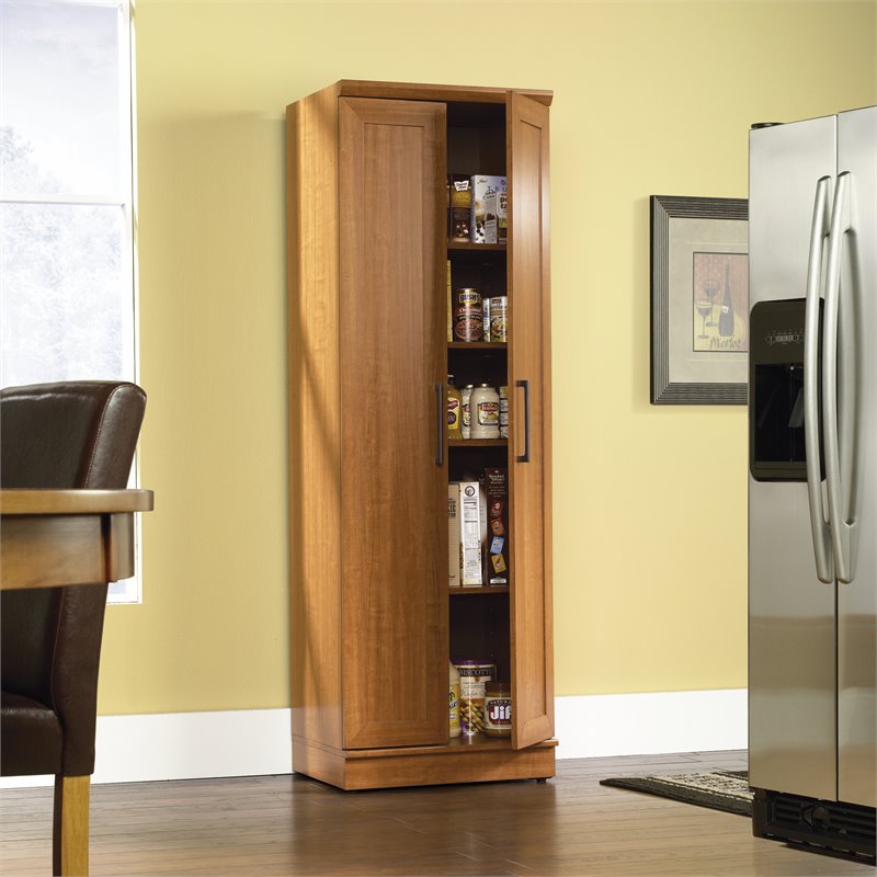 Sauder HomePlus Storage Cabinet, L: 17.01 x W: 23.31 x H: 71.18, Pacific  Maple