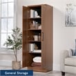 Sauder Homeplus Engineered Wood Storage Cabinet in Sienna Oak Finish