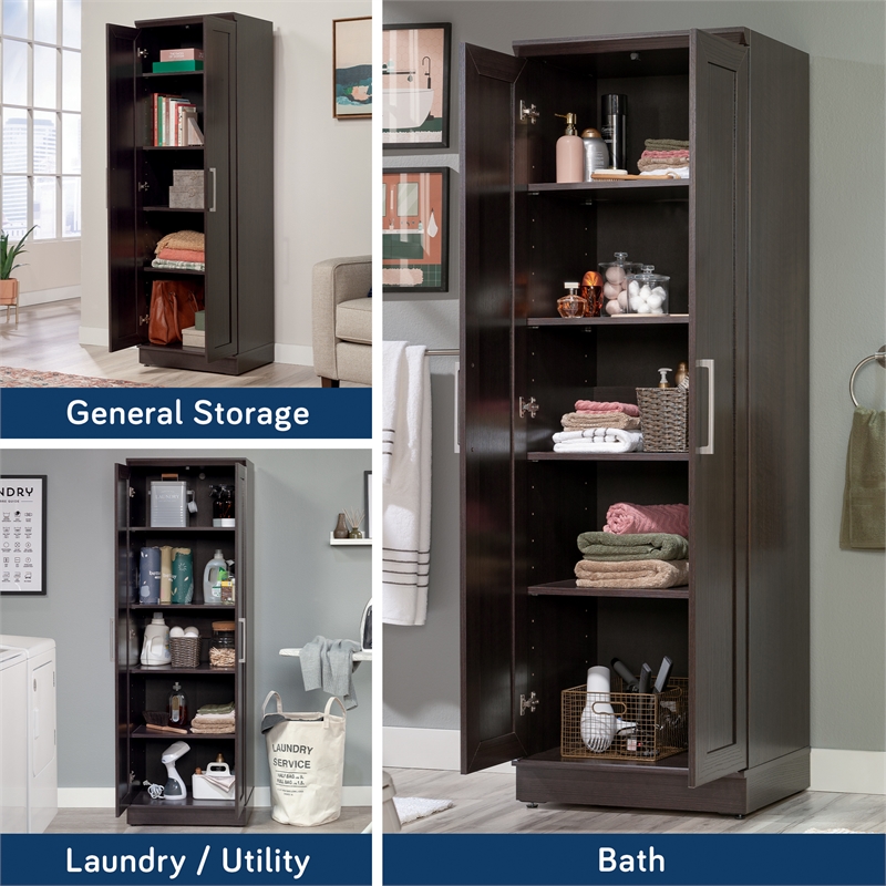 Sauder Homeplus Engineered Wood Storage Cabinet in Dakota Oak