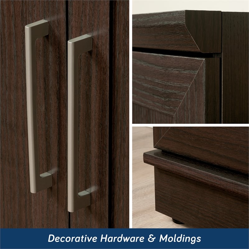 Sauder Homeplus Engineered Wood Storage Cabinet in Dakota Oak