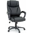 Sauder Executive Office Chair Leather Black in Office Chair Black
