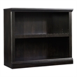 Sauder Select Engineered Wood 2 Shelf Bookcase in Estate Black