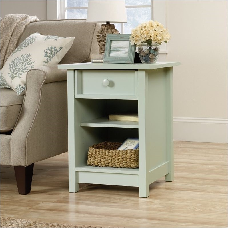 Sauder Original Cottage Side Table in Rainwater 414686