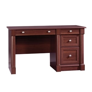 Sauder Palladia Engineered Wood 3-Drawers Computer Desk in Select Cherry