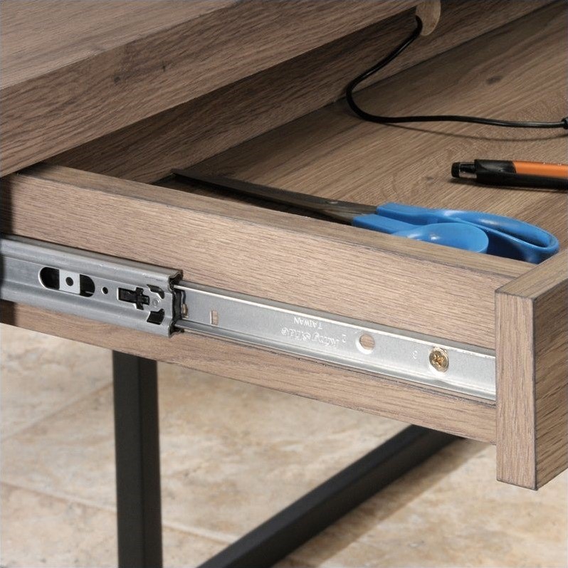 Details About Sauder Transit L Desk In Salt Oak