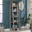 Sauder Trestle 5 Shelf Bookcase in Jamocha Wood