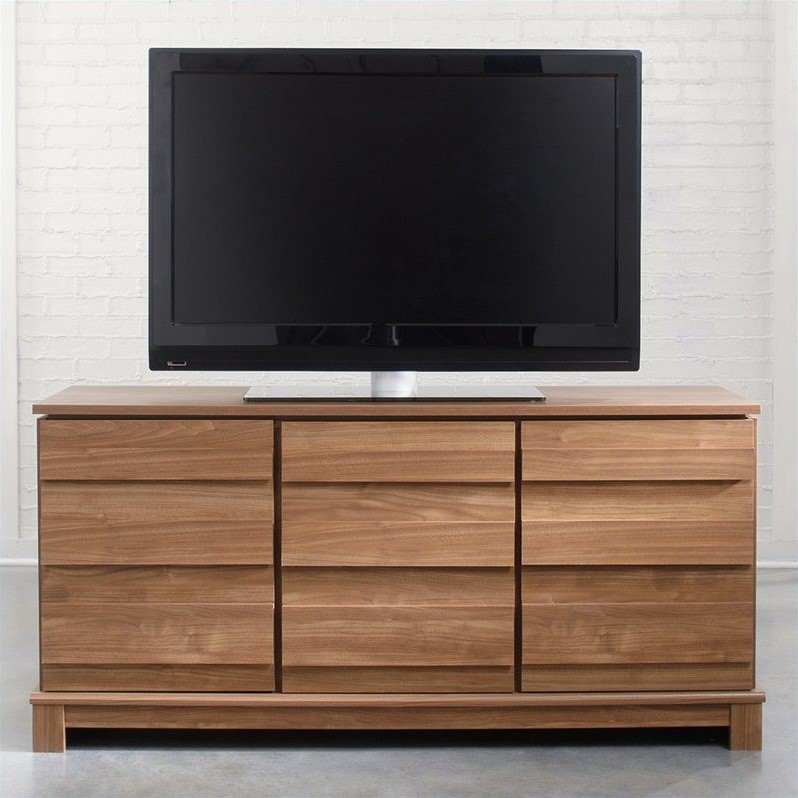 Entertainment Credenza in Walnut 414976