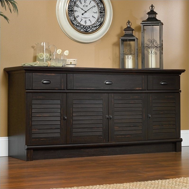 Sauder Harbor View Credenza Tv Stand For Sale Online Ebay