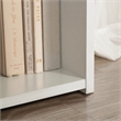 Sauder Beginnings Engineered Wood 3-Shelf Bookcase in Soft White