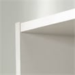 Sauder Beginnings Engineered Wood 5-Shelf Bookcase in Soft White