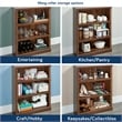 Sauder Select Engineered Wood 3 Shelf Bookcase in Washington Cherry