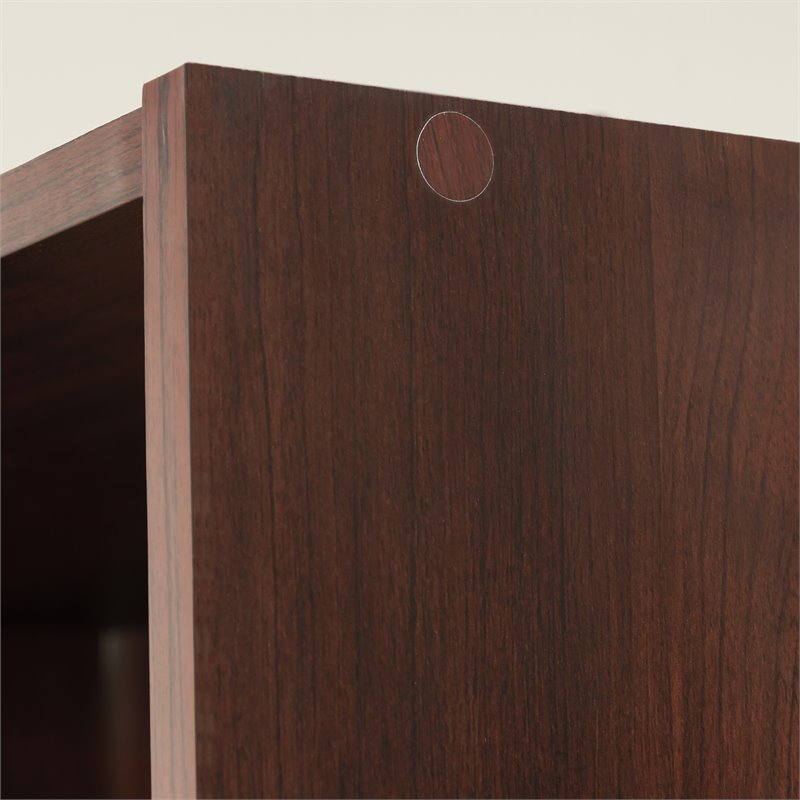 Sauder Beginnings Engineered Wood 5-Shelf Bookcase in Brook Cherry