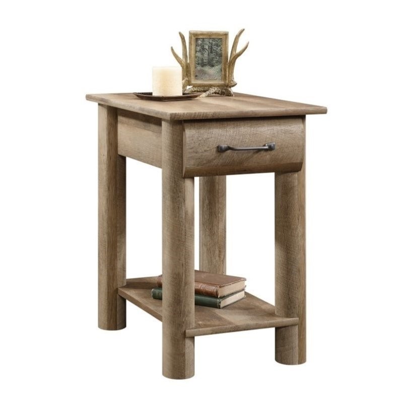 Sauder Boone Mountain End Table In, Sauder Coffee Oak End Tables