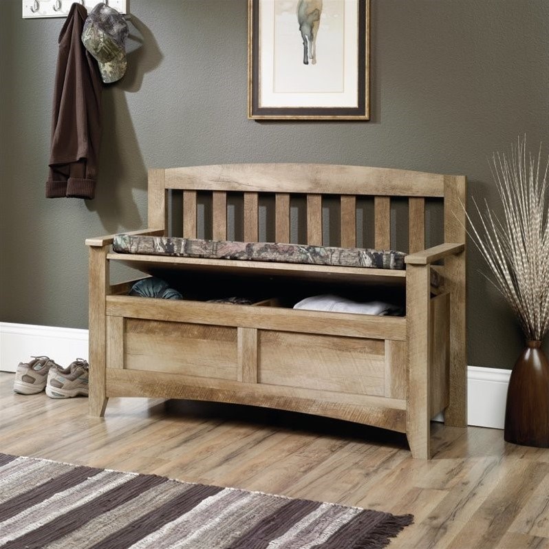 Storage Bench in Craftsman Oak 416699