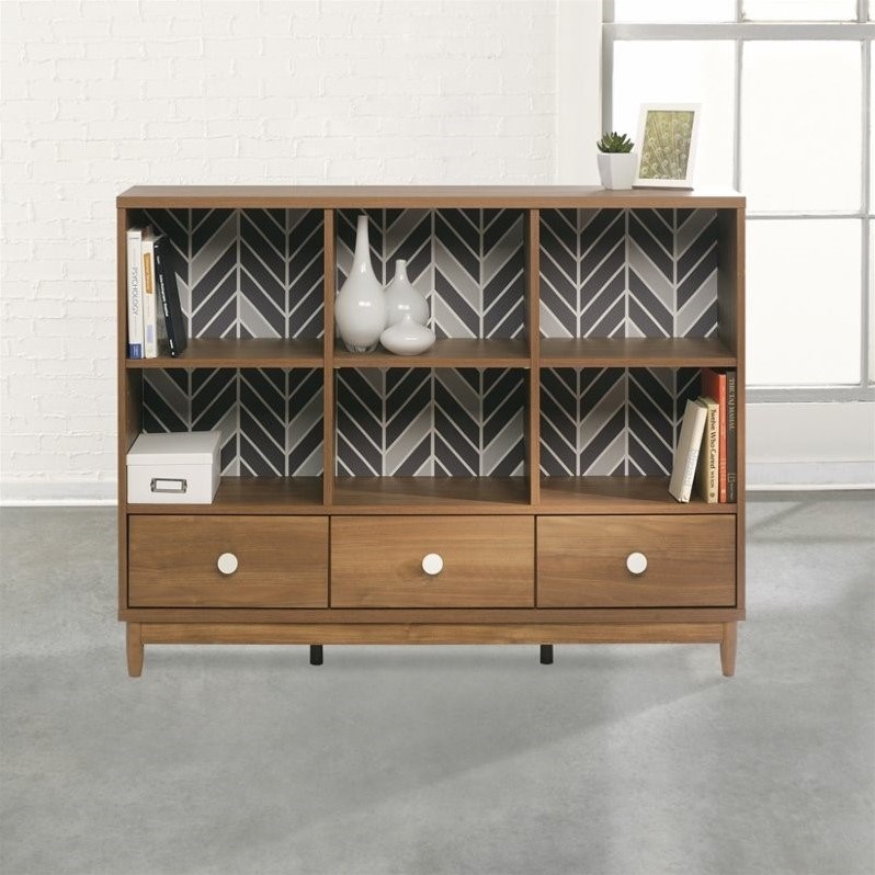 6 Cubby Bookcase In Fine Walnut 416925 6 Cubby Bookcase In Fine Walnut