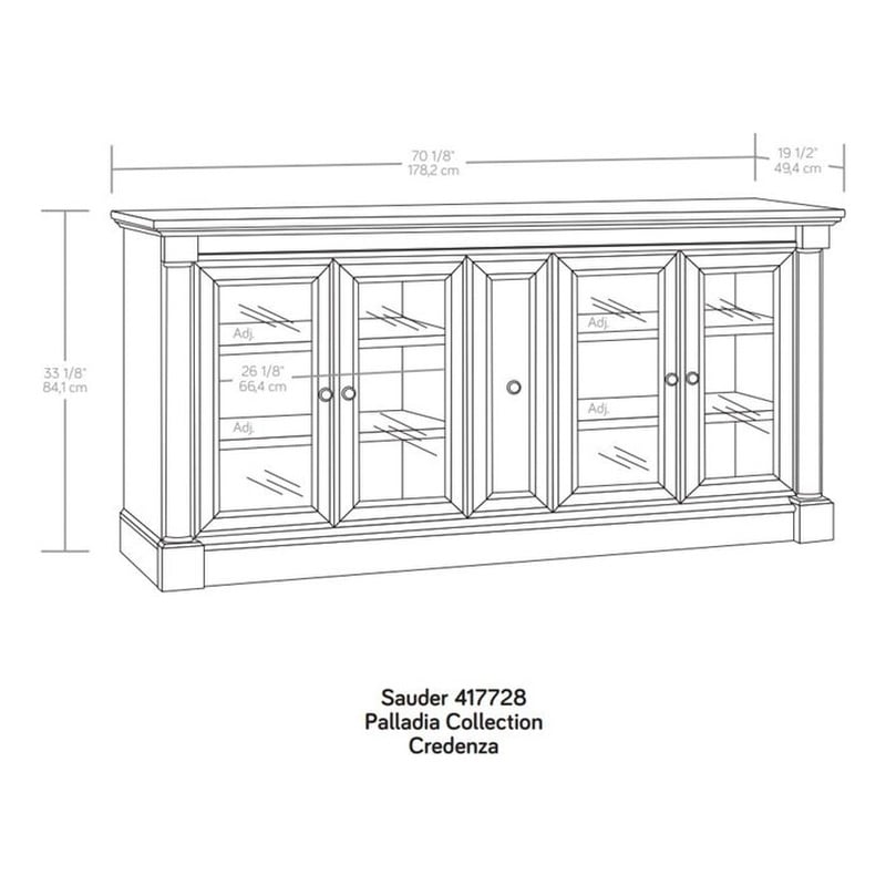 Sauder palladia on sale wind oak