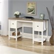 Sauder Cottage Road Wood Computer Desk in Soft White