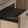 Sauder Barrister Lane Engineered Wood Executive Desk in Salt Oak