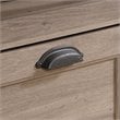 Sauder Barrister Lane Engineered Wood Executive Desk in Salt Oak