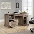 Sauder Barrister Lane Engineered Wood Executive Desk in Salt Oak