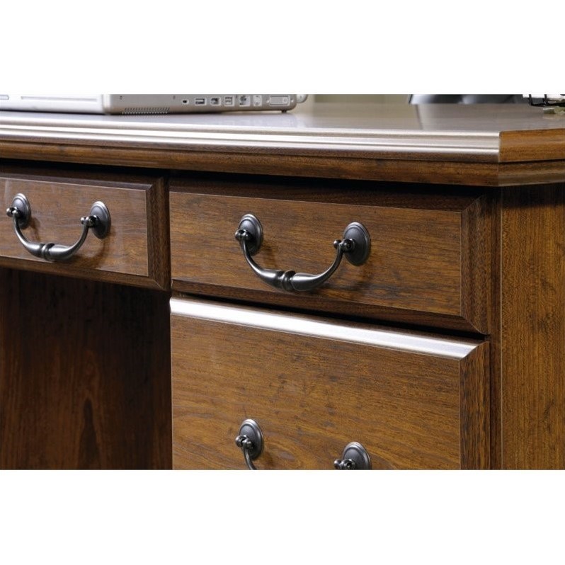 Sauder Orchard Hills Executive Desk In Milled Cherry 418646