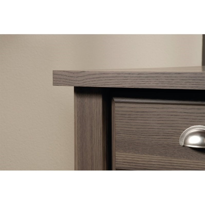 Details About Sauder Shoal Creek Executive Desk In Diamond Ash
