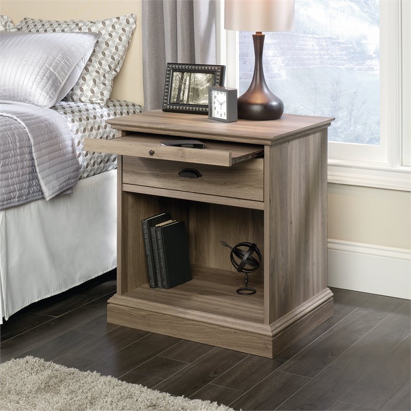 Sauder Barrister Lane Nightstand In Salt Oak 418705