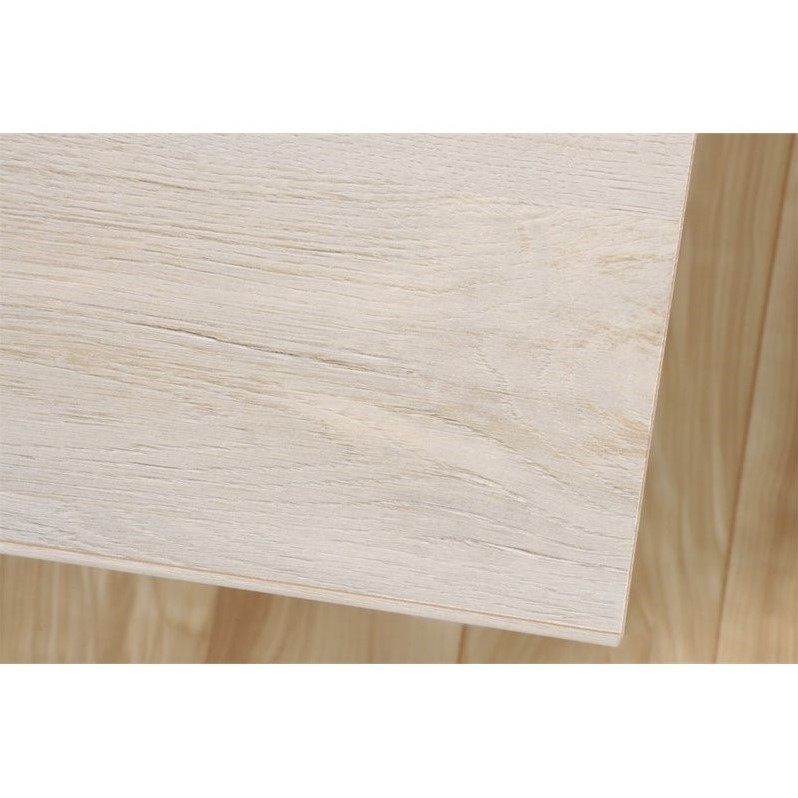 Sauder Edge Water Engineered Wood 2-Door Chest in Chalked Chestnut