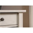 Sauder Edge Water Engineered Wood 2-Door Chest in Chalked Chestnut