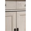 Sauder Edge Water Engineered Wood 2-Door Chest in Chalked Chestnut
