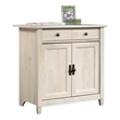 Sauder Edge Water Engineered Wood 2-Door Chest in Chalked Chestnut