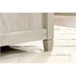 Sauder Edge Water Engineered Wood Executive Desk in Chalked Chestnut