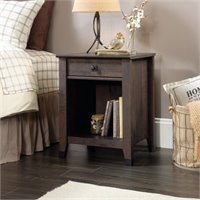 Sauder County Line Nightstand In Estate Black 416744