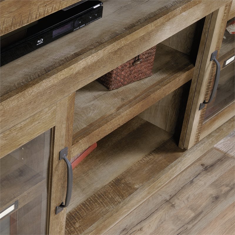 Sauder Dakota Pass TV Stand in Craftsman Oak Cymax Business