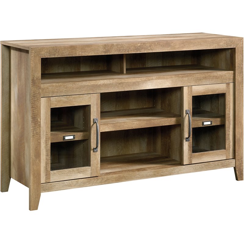 Sauder oak deals tv stand