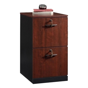 sauder via 2 drawer pedestal file cabinet